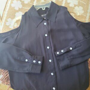 Sexy black blouse